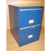 2 Drawer Filing Cabinet Blue