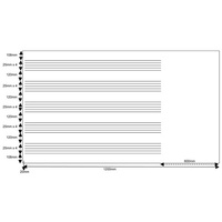MUSIC LINES WHITEBOARD