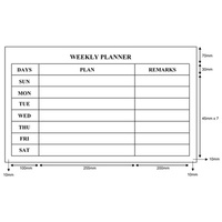 WEEKLY PLANNER BOARD