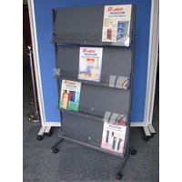 DELUXE NEWSPAPER/MAGAZINE RACK