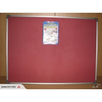 PINK FOAM NOTICEBOARD CABINET 