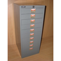 10 Drawer Filing Cabinet MGrey