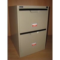 2 Drawer Filing Cabinet Beige