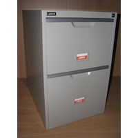 2 Drawer Filing Cabinet LGrey