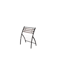NEWSPAPER AND MAGAZINE RACK