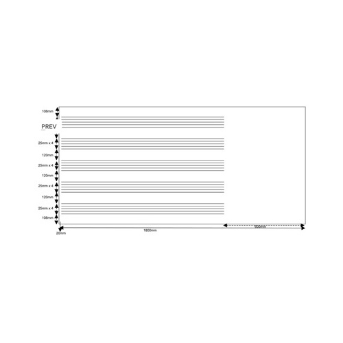 MUSIC LINES WHITEBOARD