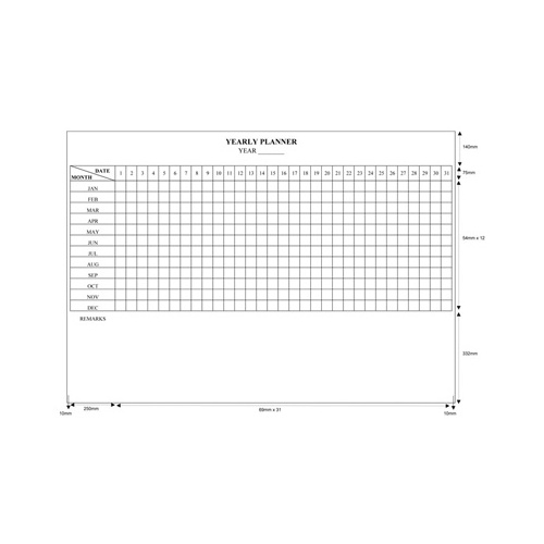 YEARLY PLANNER BOARD