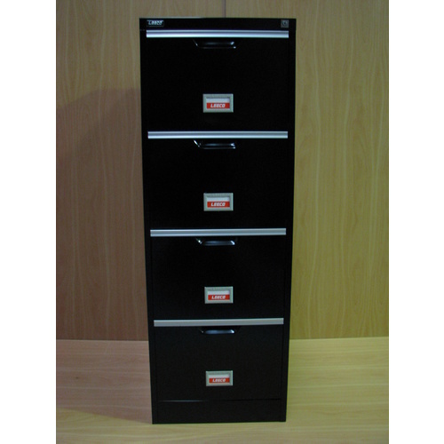 4 Drawer Filing Cabinet Black