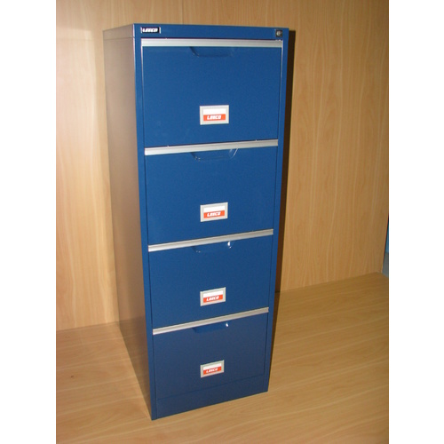 4 Drawer Filing Cabinet Blue