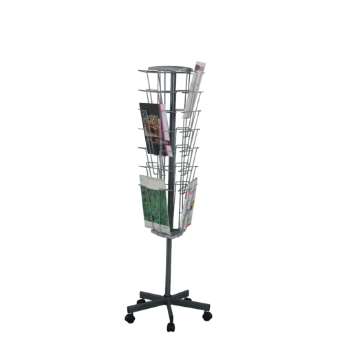 ROTATING MAGAZINE MOBILE STAND