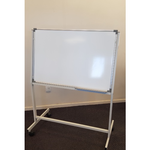 WHITEBOARD ON ANGLED STAND